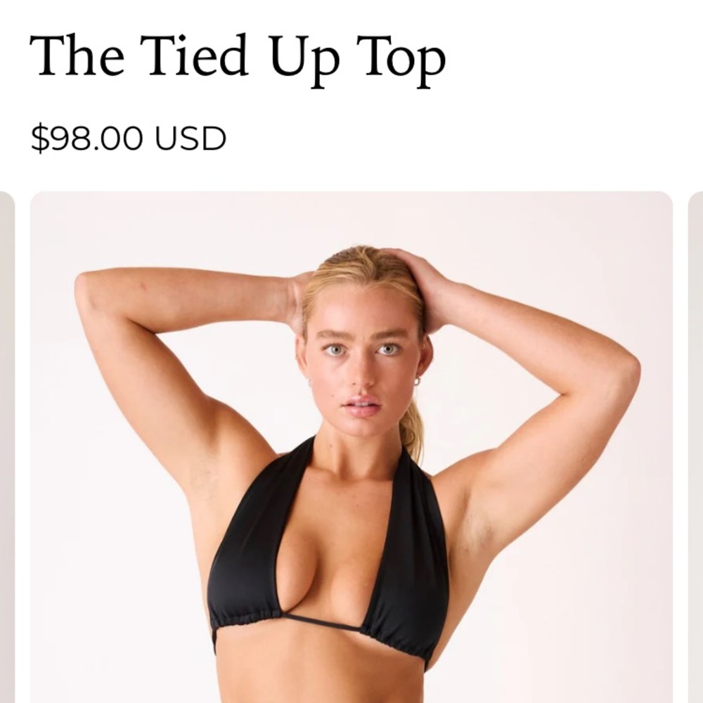 Black Halter Bikini Top - Classic Sleek Style